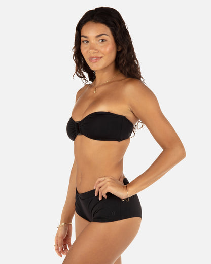Solid Ring Bandeau in Black