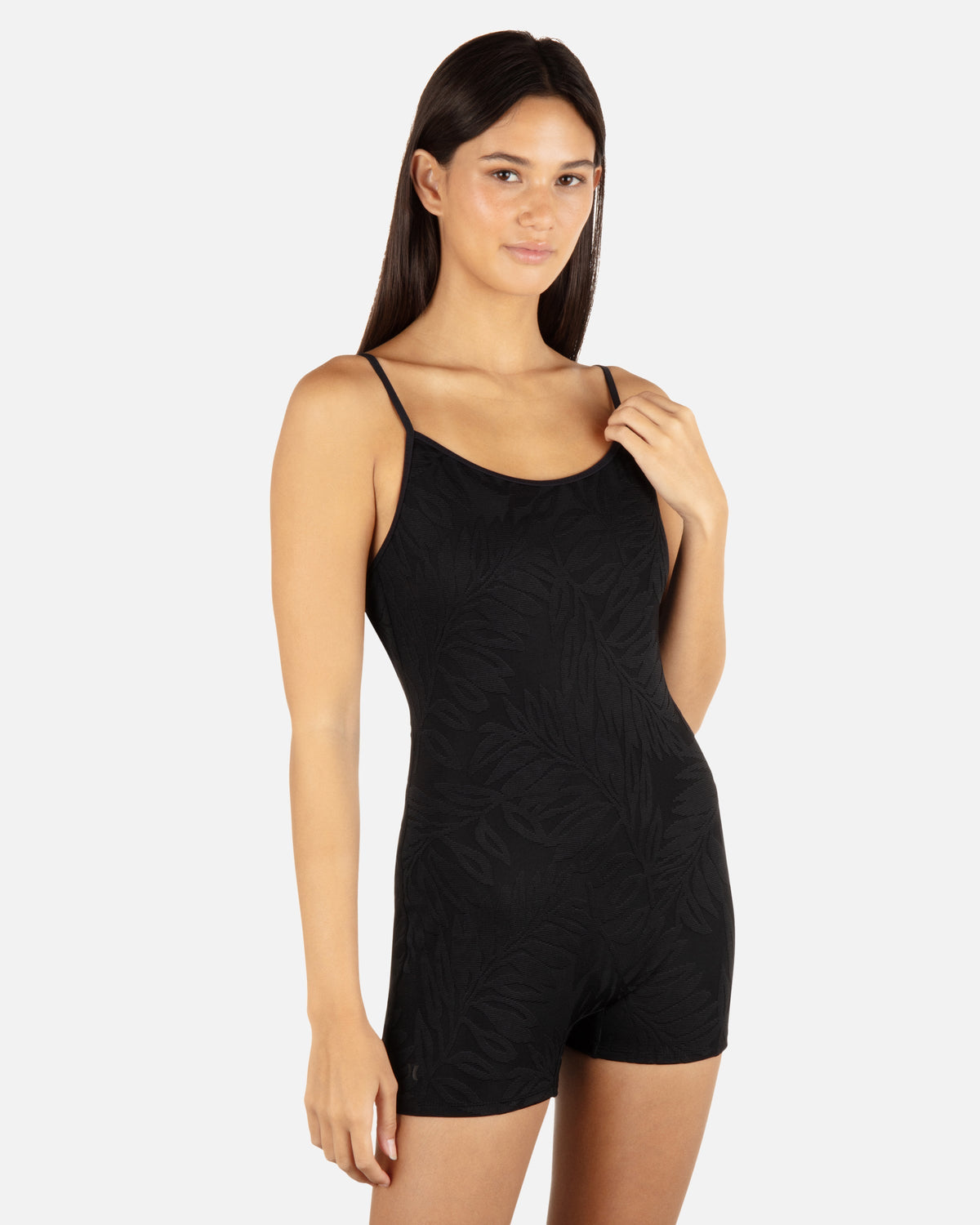 Ulu Leaf Max Bodysuit in Black