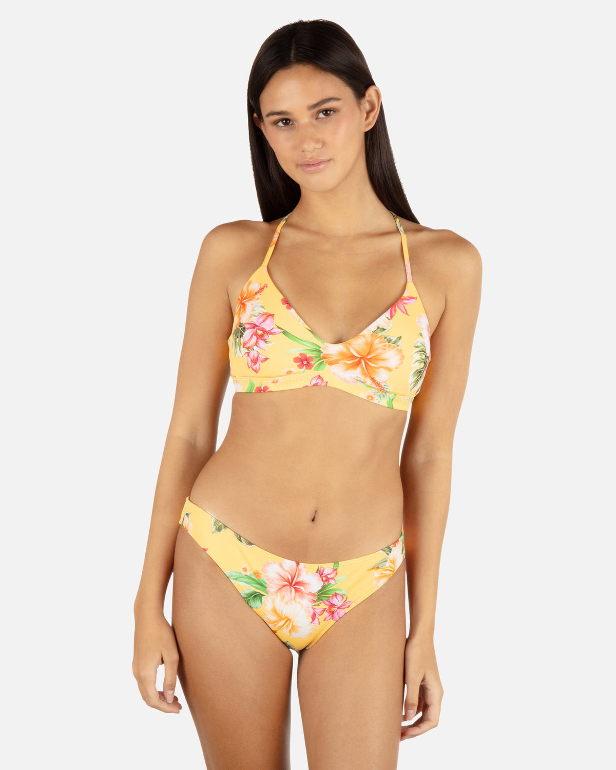 Malia Adjustable Bikini Top in Sorbet