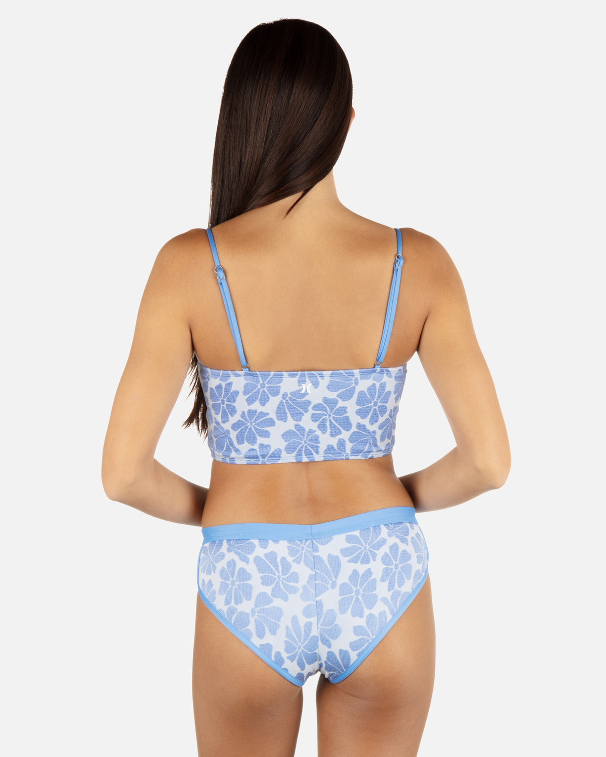 Pua Jacquard Crop Top in Cloud