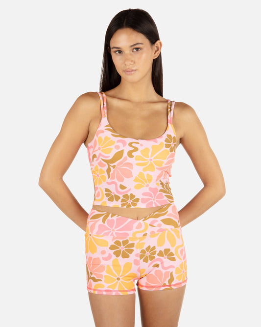 Isola Tankini in Coral Blossom