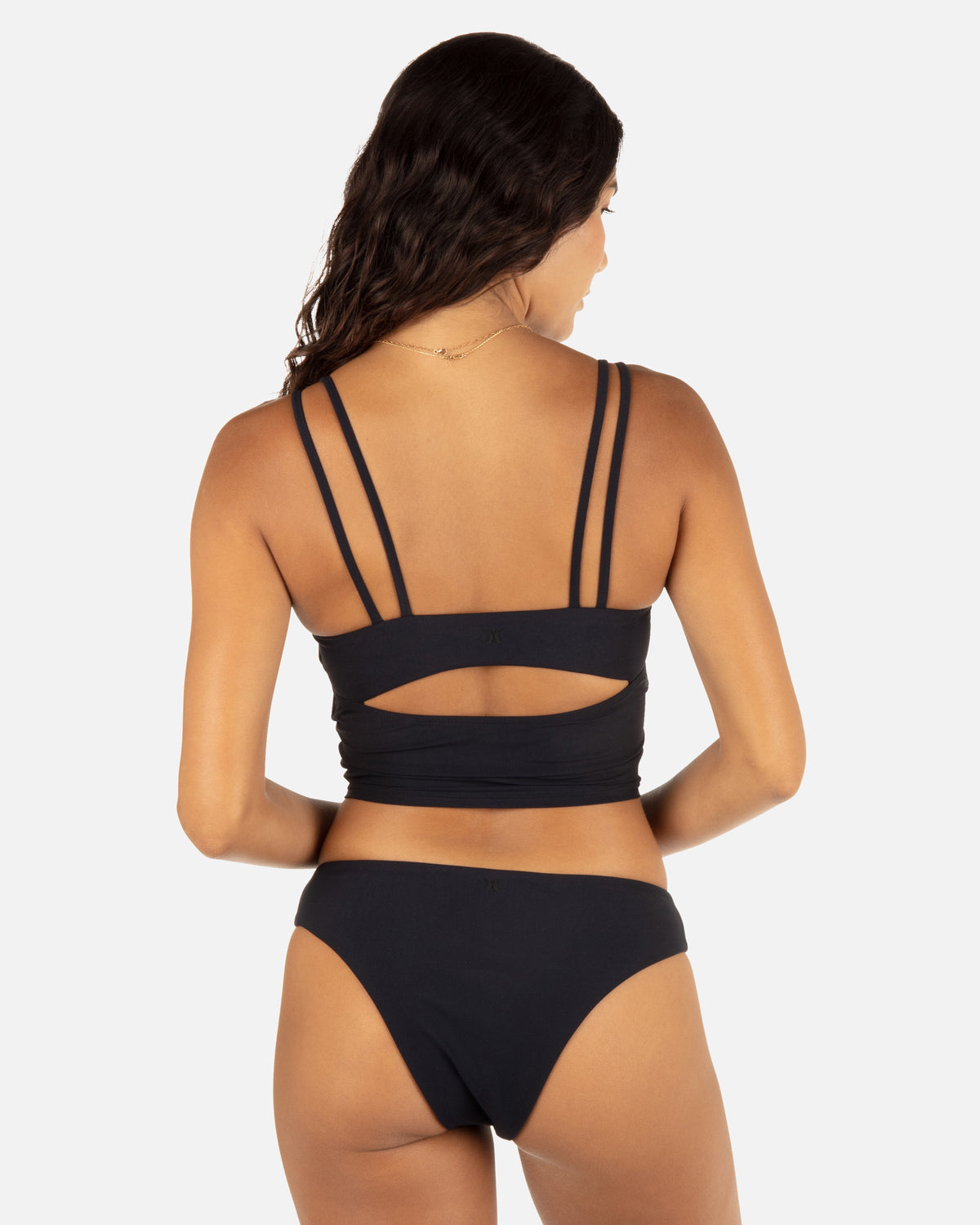Max Solid Tankini in Black