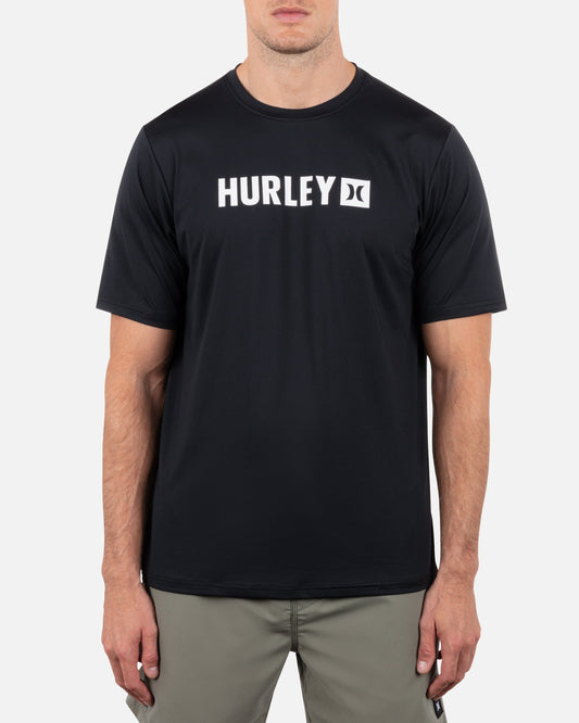 Hybrid UPF Short Sleeve in Black