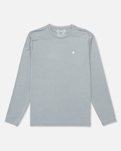 Hybrid UPF Long Sleeve in Particle Heather