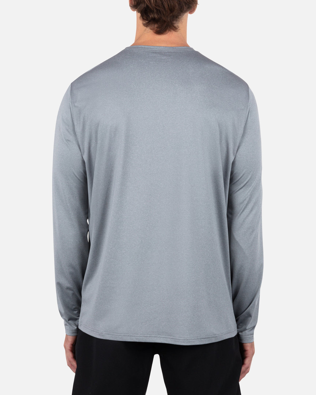 Hybrid UPF Long Sleeve in Particle Heather