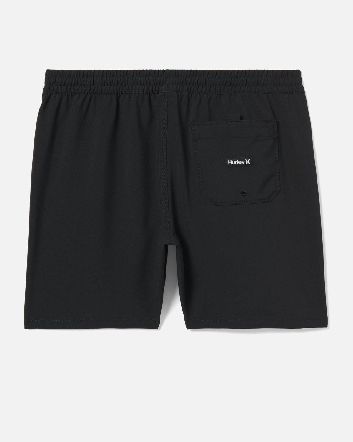 One And Only Solid Volley Boardshort 17" in Black