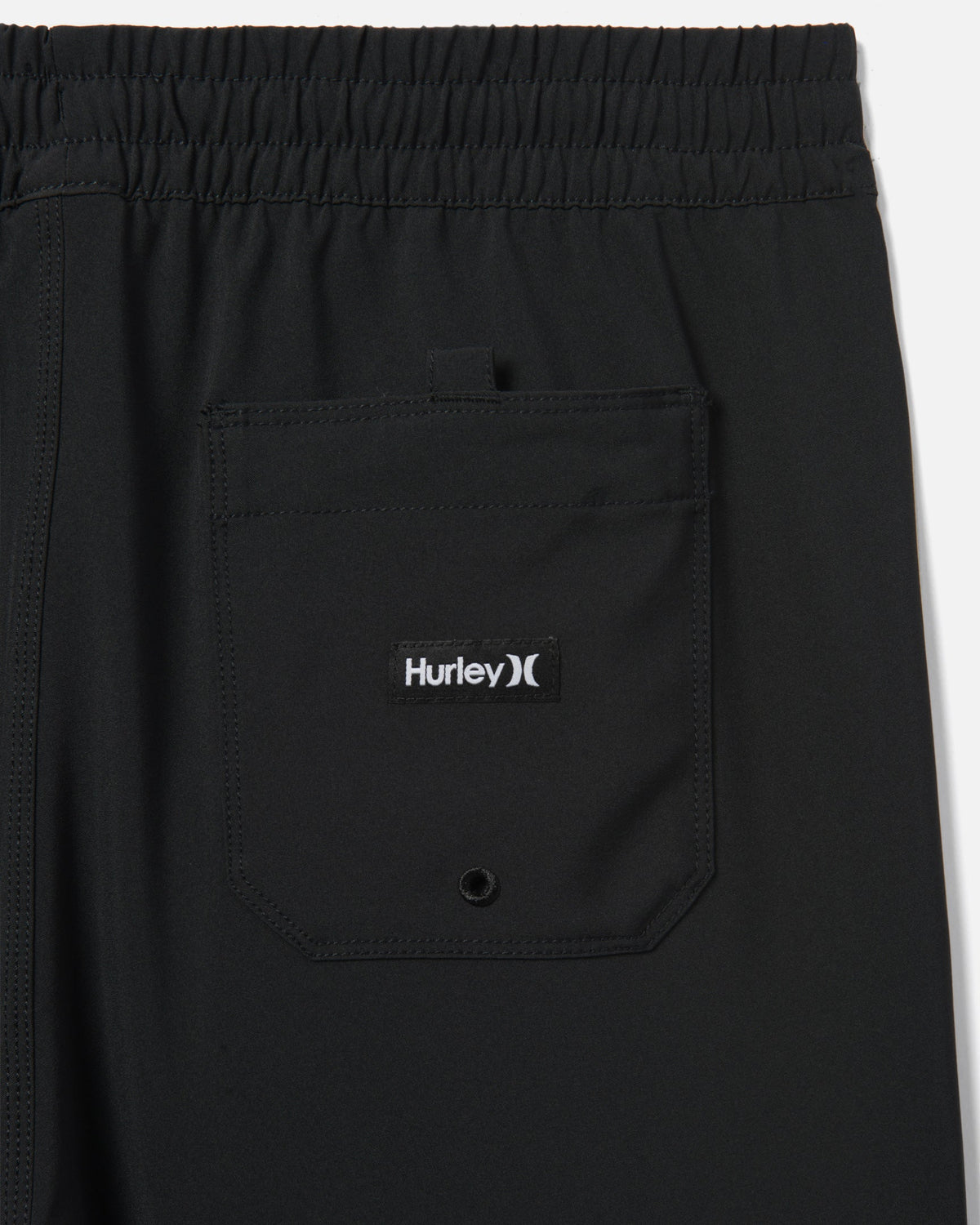 One And Only Solid Volley Boardshort 17" in Black