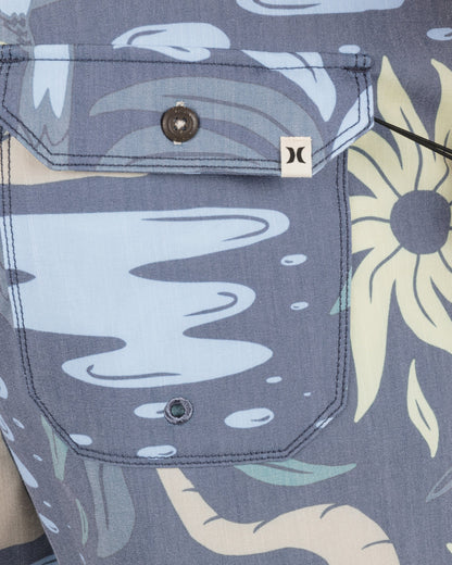 Phantom Naturals Sessions Boardshort 16" in Submarine