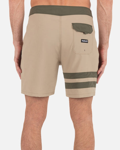 Block Party Boardshort 18" in Khaki