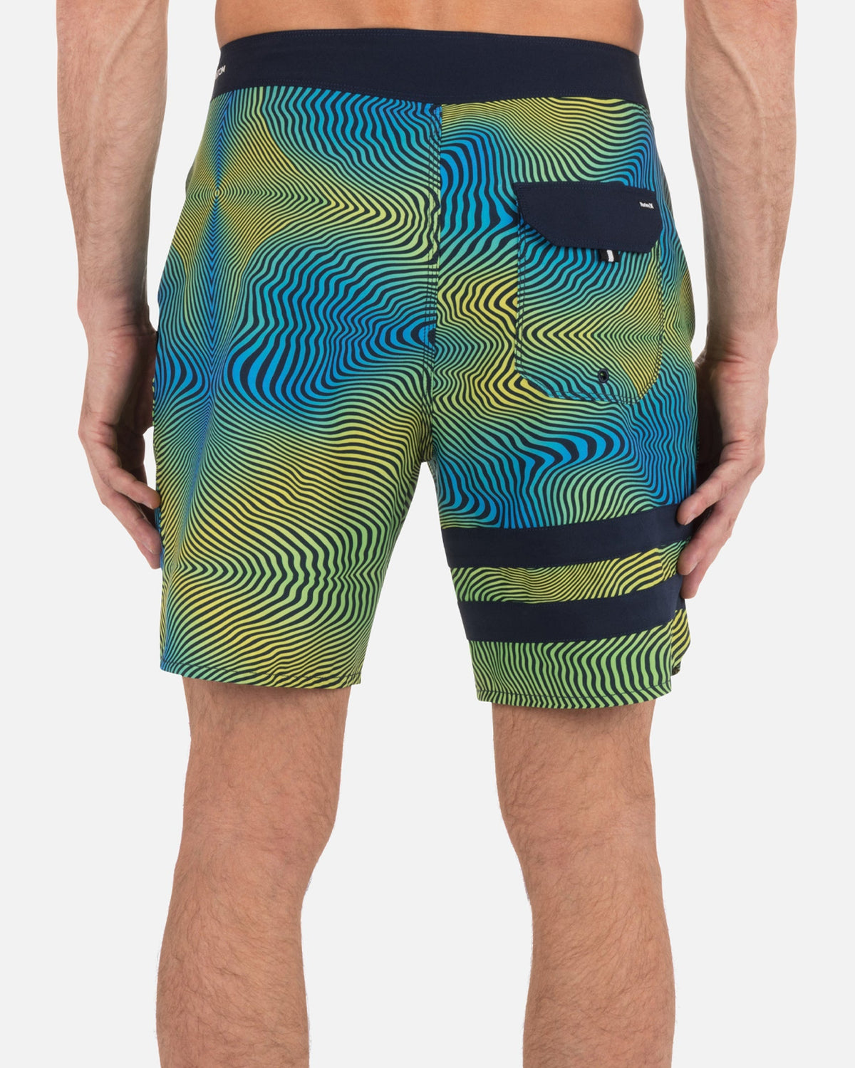 Phantom Eco Block Party Boardshort 18" in Armored Navy