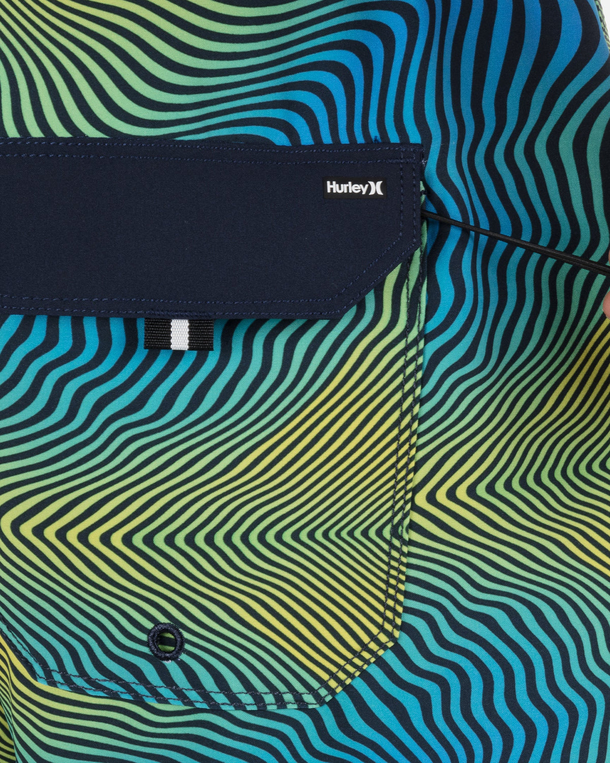 Phantom Eco Block Party Boardshort 18" in Armored Navy