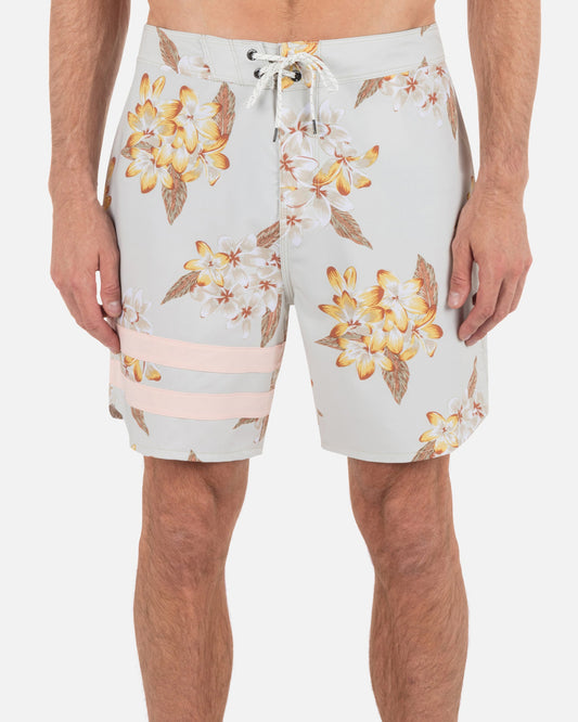 Phantom Eco Block Party Boardshort 18" in Bone