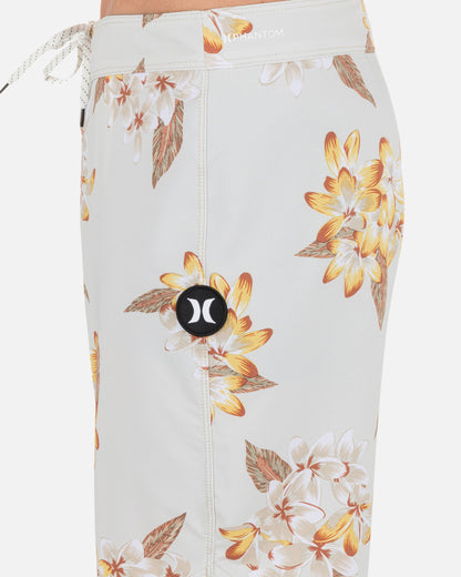 Phantom Eco Block Party Boardshort 18" in Bone