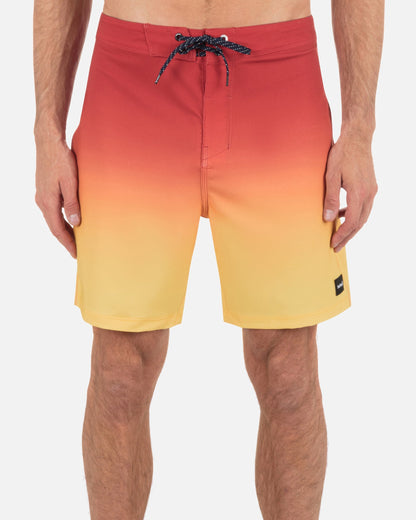 Phantom Eco Classic Boardshort 18" in Aloha Red