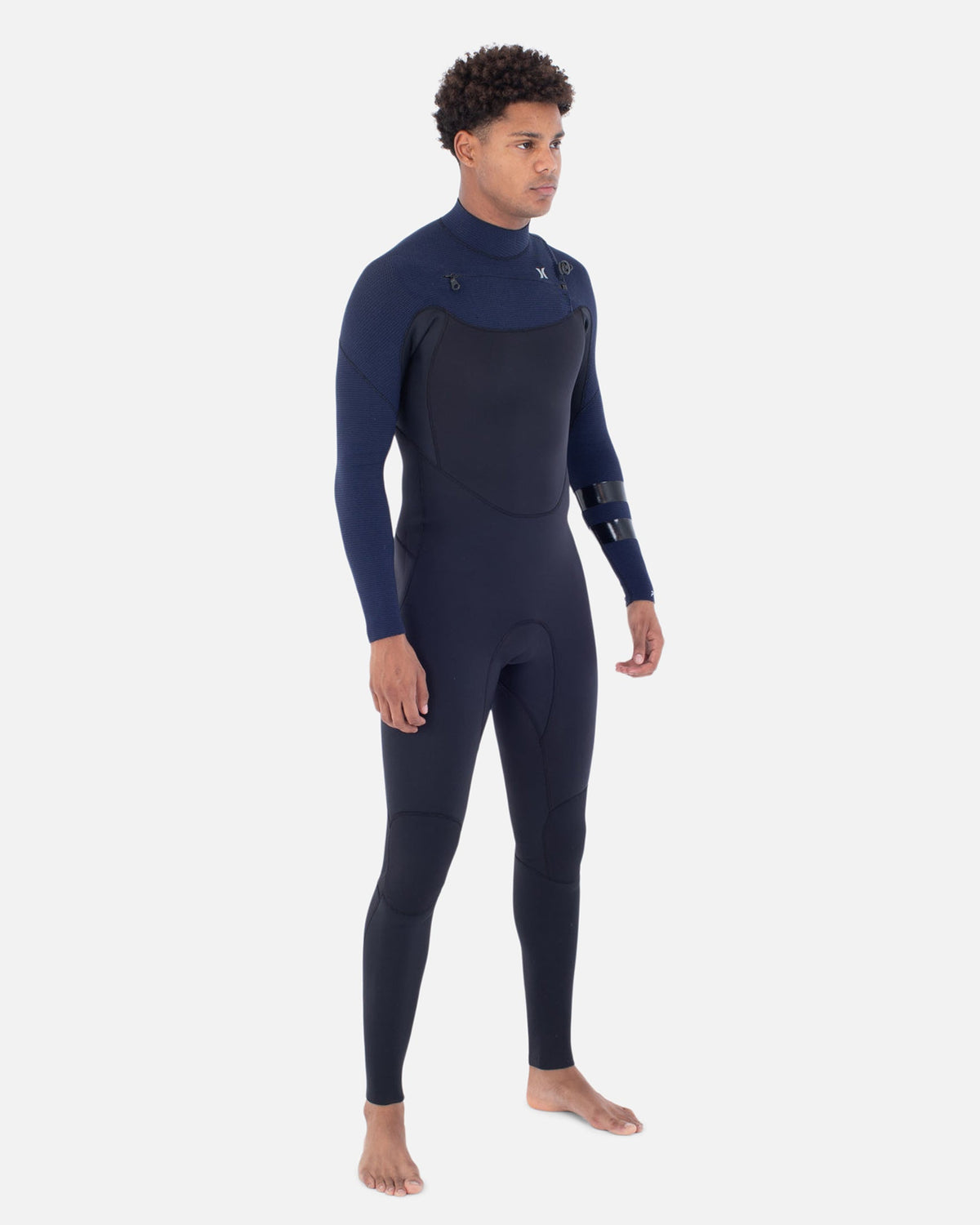 Mens Plus Sleeve Texture 3/2mm Fullsuit in Total Eclipse