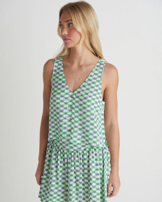 Venice Top in Windward Blue