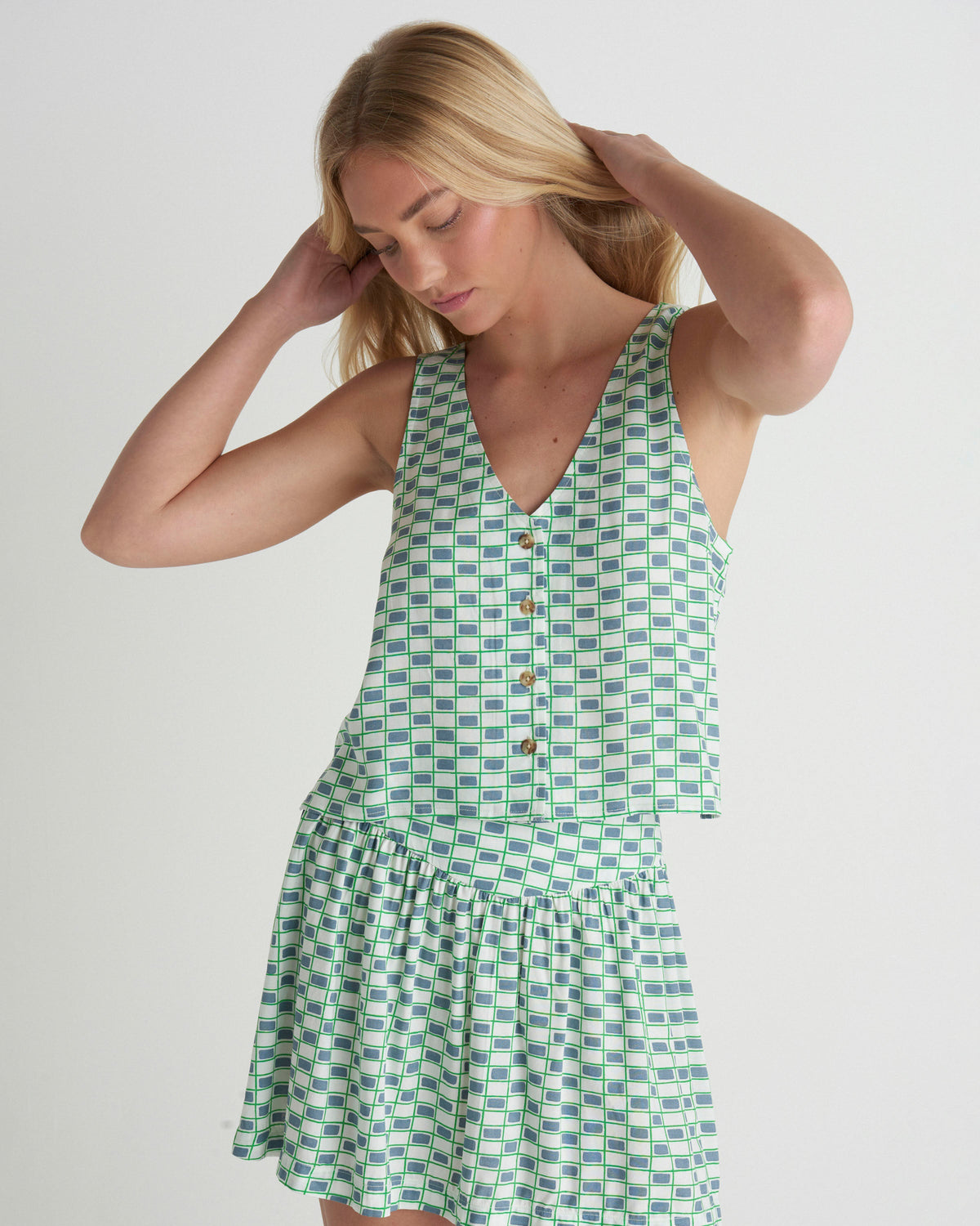 Venice Top in Windward Blue