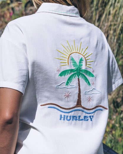Goldie Boyfriend Short Sleeve in Off White