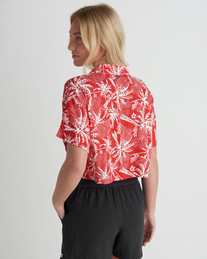 Getaway Short Sleeve in Float Red