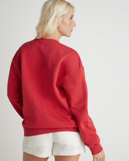 Collegiate Crew in Rococco Red