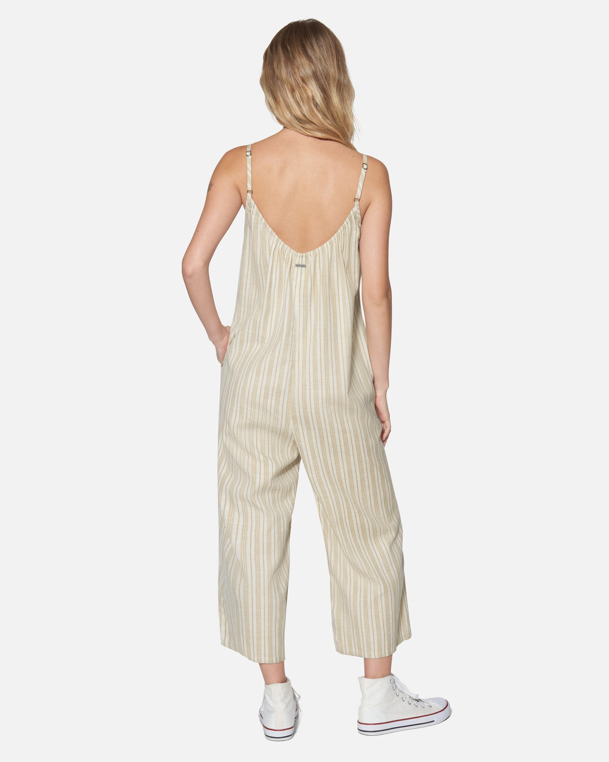 New Heights Jumpsuit in Tan